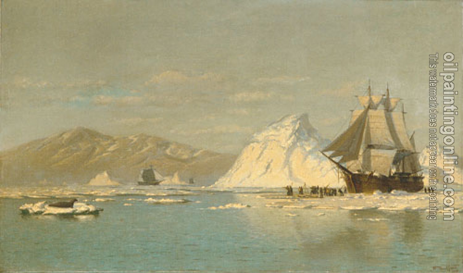 William Bradford - Off Greenland